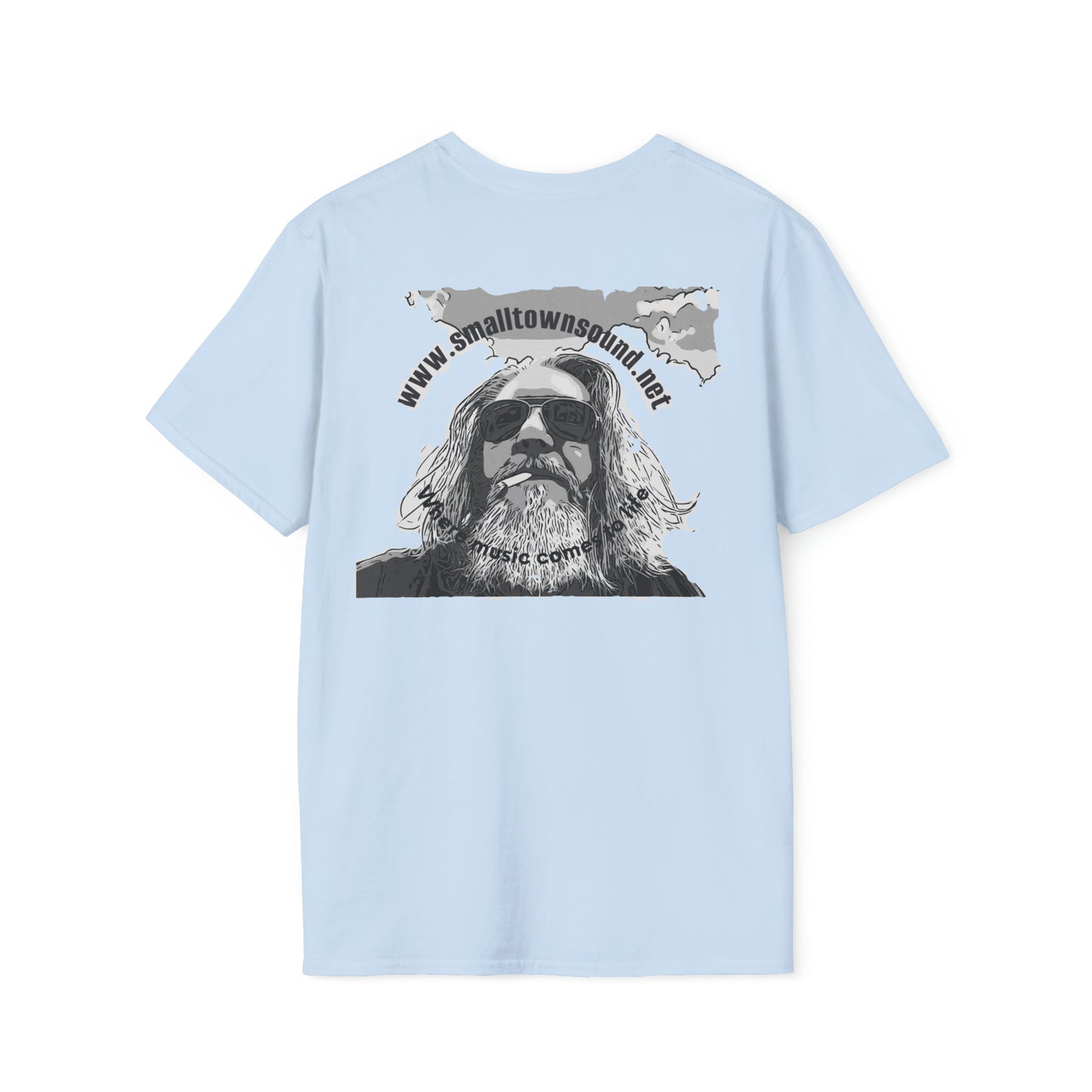 The Old Hippy, T-Shirt Small Town Sound with *BC* on the T,- Tee Shirt