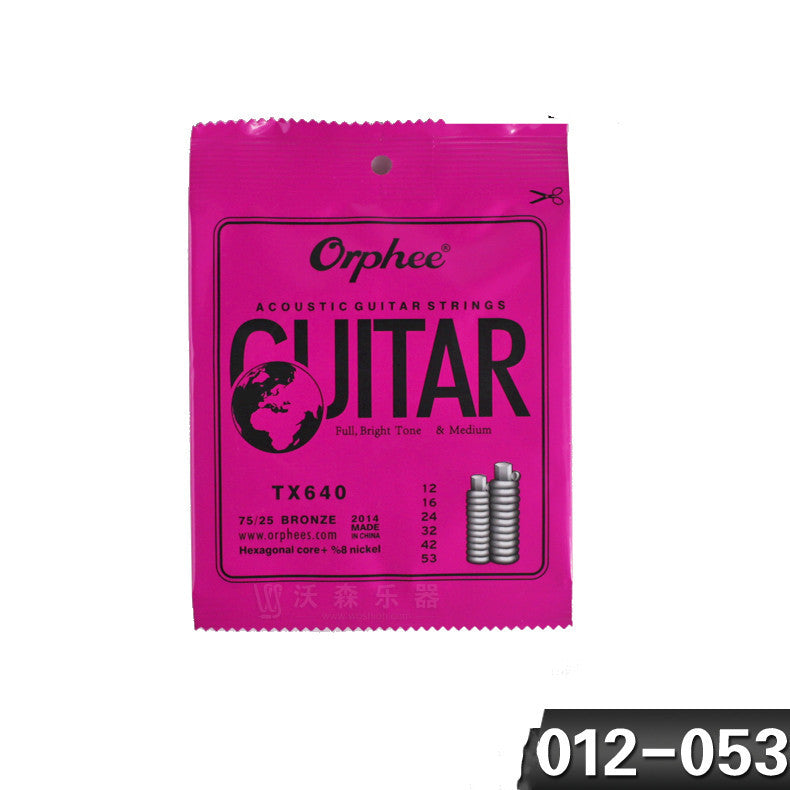 Orphee Bronze Phosphorus Folk Acoustic Guitar Strings 10 Pack Box