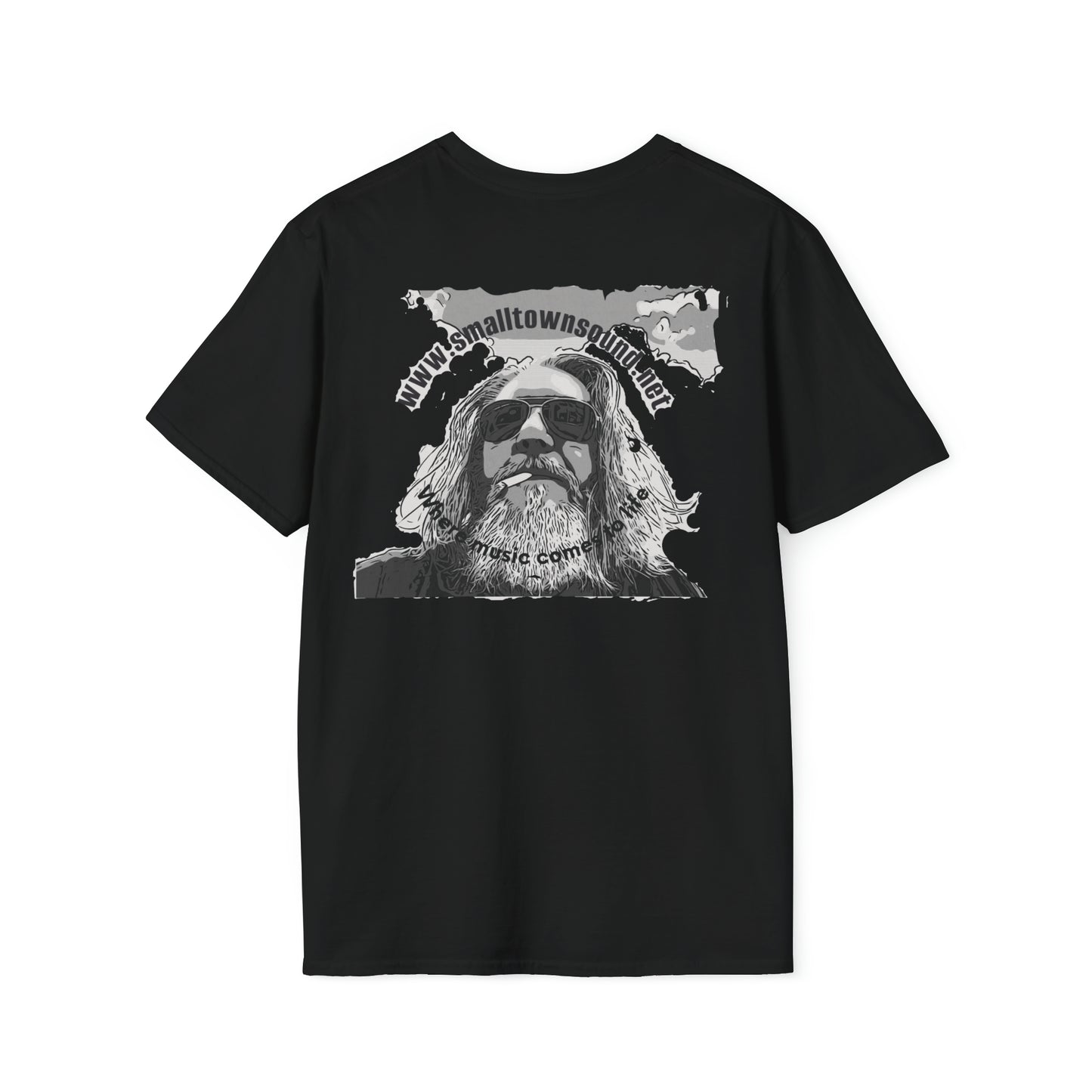 The Old Hippy, T-Shirt Small Town Sound with *BC* on the T,- Tee Shirt