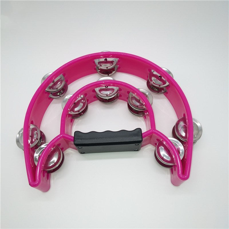 Percussion Instrument Pink Tambourine