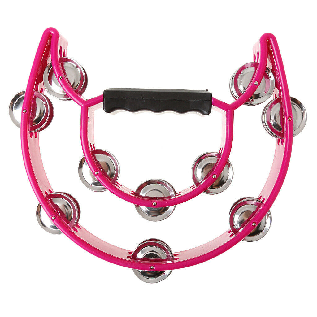 Percussion Instrument Pink Tambourine