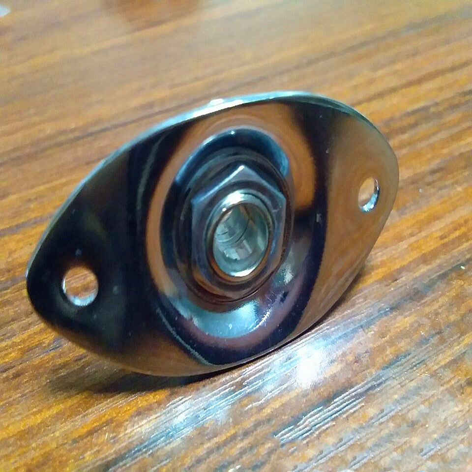 Universal Electric Guitar Cat's Eye Socket, Bass And Bass Oval Jack, Input And Output Socket, Interface Connection Hole