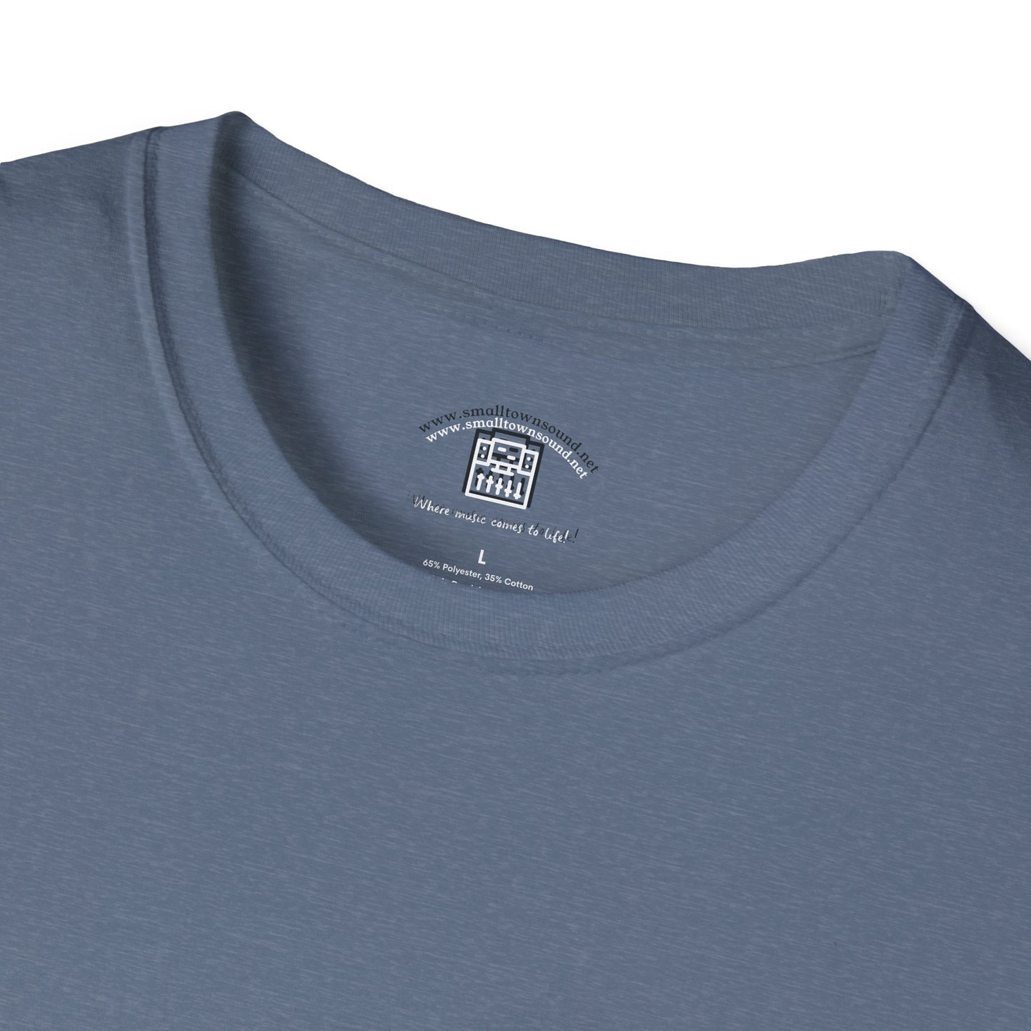 The Old Hippy, T-Shirt Small Town Sound with *BC* on the T,- Tee Shirt