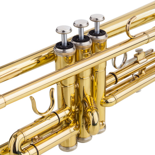 B-flat Tone Adjustable Trumpet Gold Finish