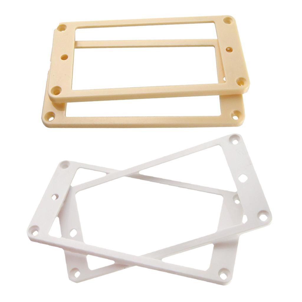 Les Paul Style Plastic Flat Bottom Electric Guitar Pickup Frame