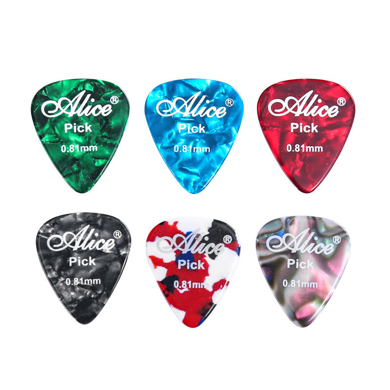 Alice - Guitar Celluloid Plectrum