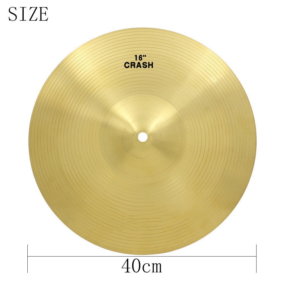 Cymbals - sizes 8-inch 10-inch 12-inch 14-inch 16-inch 18-inch 20-inch