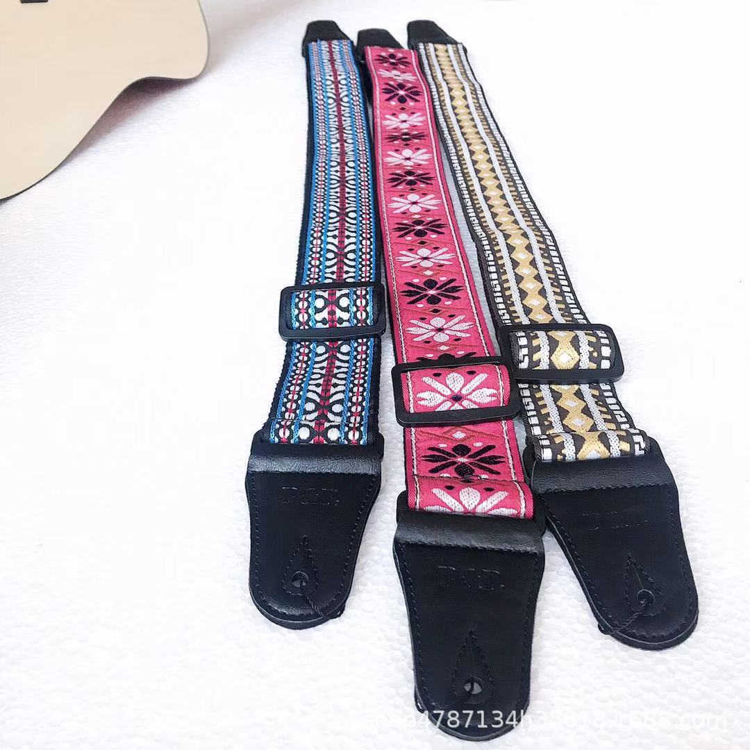 P&P Embroidered guitar strap