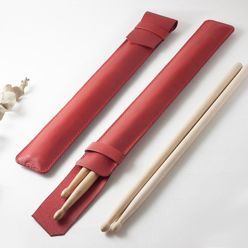 Drum Stick Bag Genuine Leather multiple color Choices