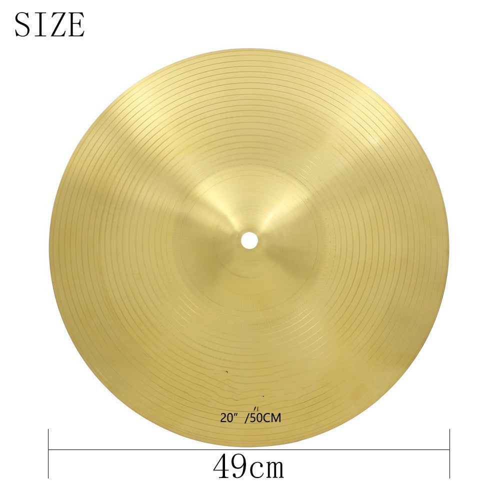 Cymbals - sizes 8-inch 10-inch 12-inch 14-inch 16-inch 18-inch 20-inch