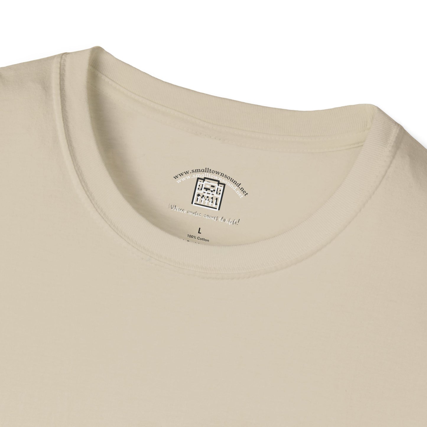 The Old Hippy, T-Shirt Small Town Sound with *BC* on the T,- Tee Shirt