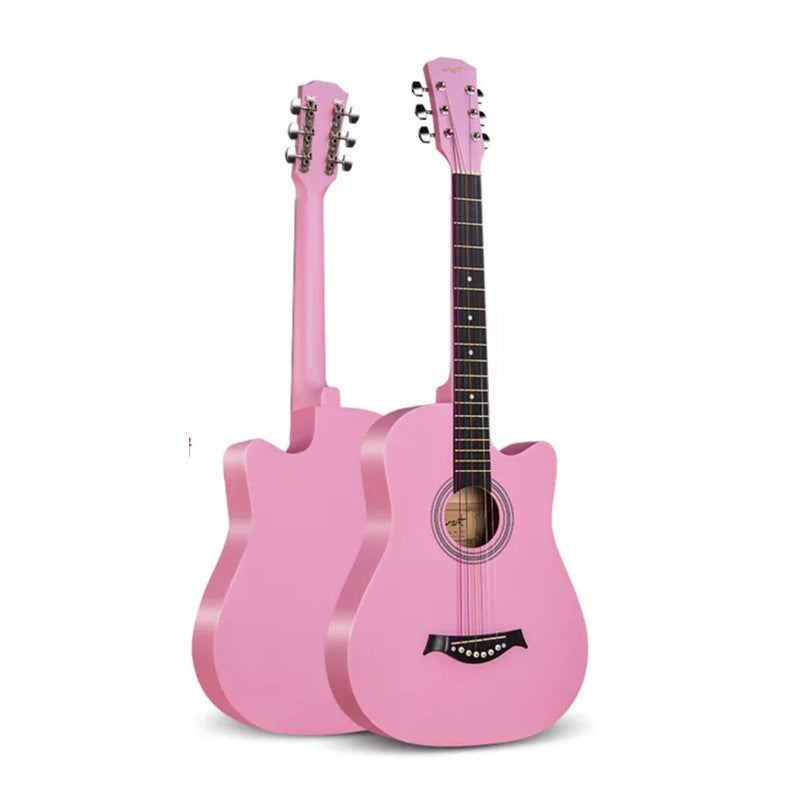 Acoustic Guitar Folk Instrument - 38 inch or 41 inch