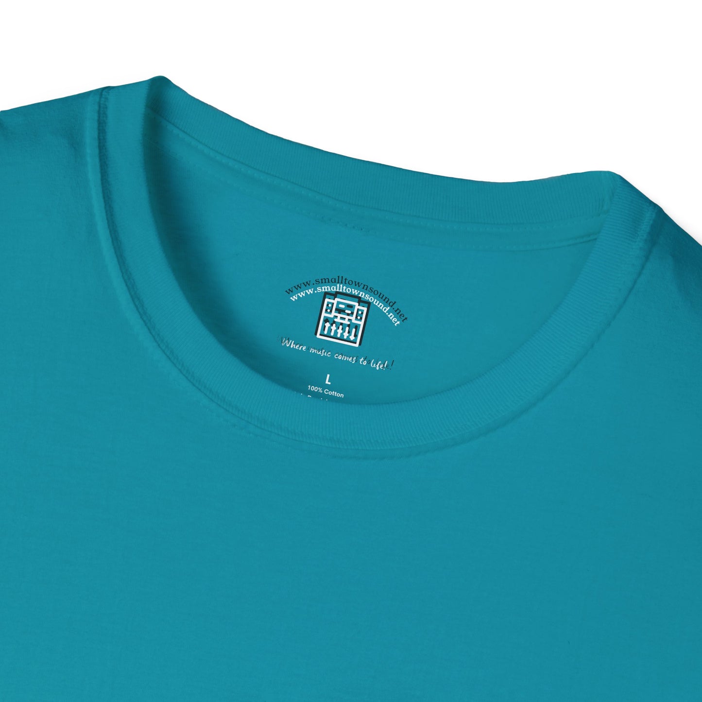 The Old Hippy, T-Shirt Small Town Sound with *BC* on the T,- Tee Shirt