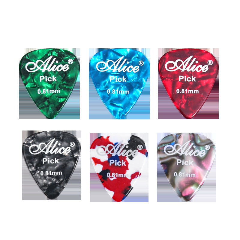 Alice - Guitar Celluloid Plectrum