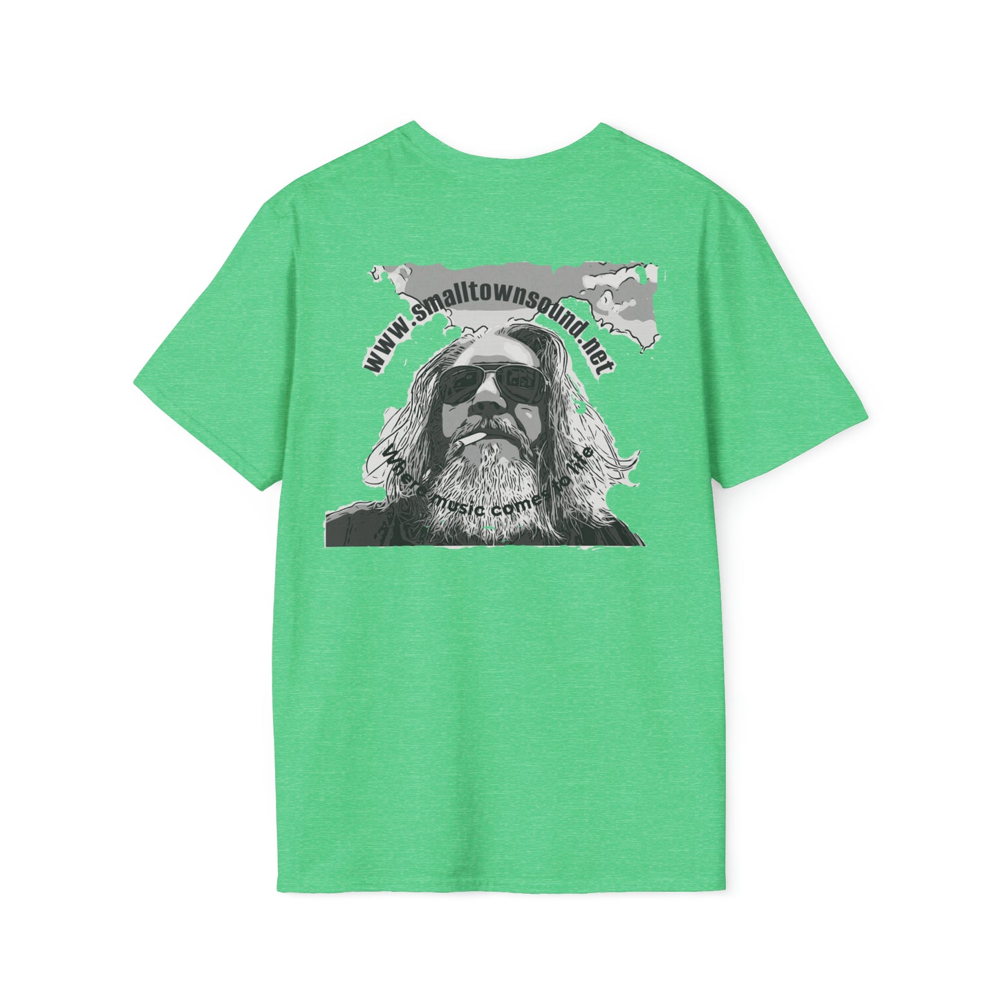 The Old Hippy, T-Shirt Small Town Sound with *BC* on the T,- Tee Shirt