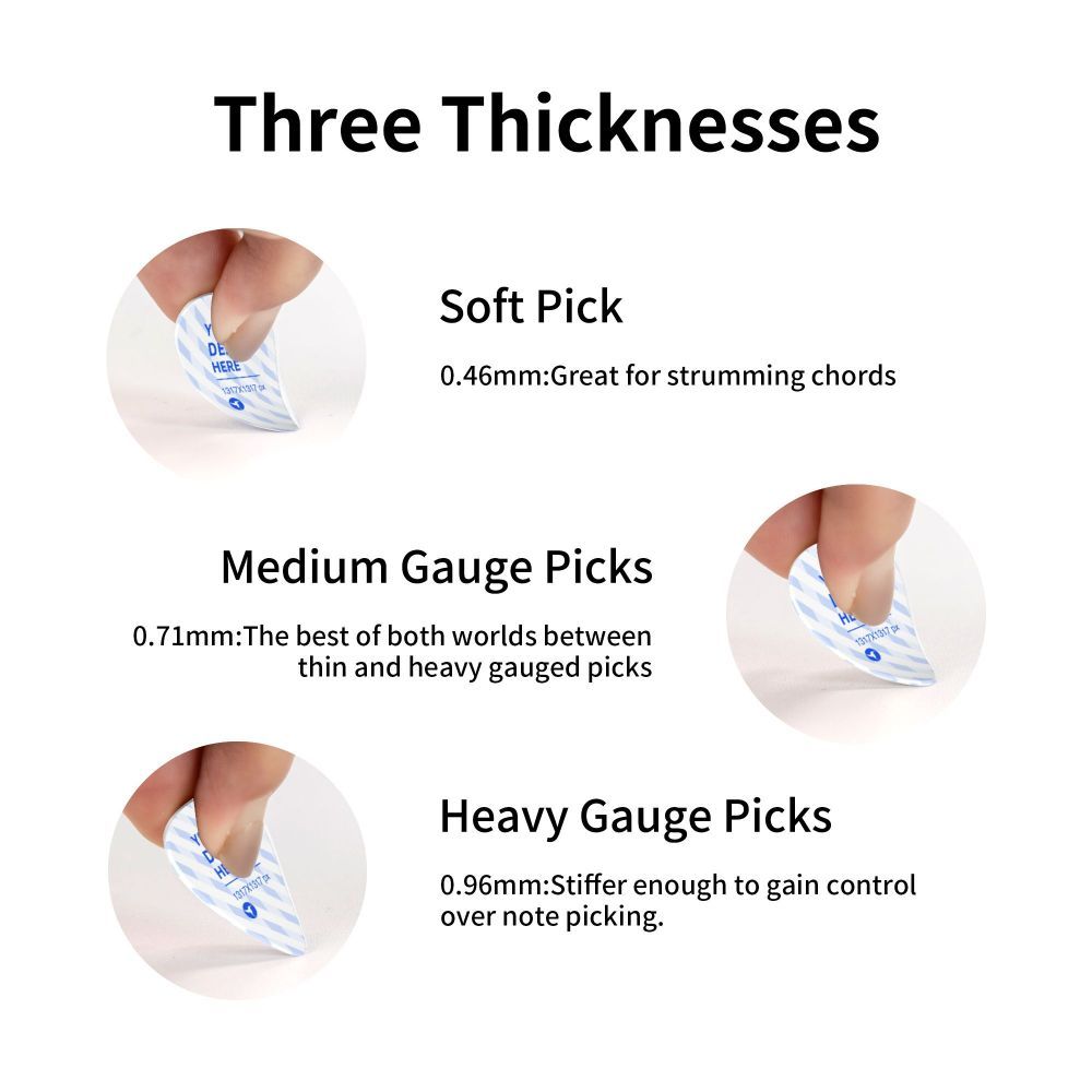 Smooth Edge Guitar 12 Pack Picks