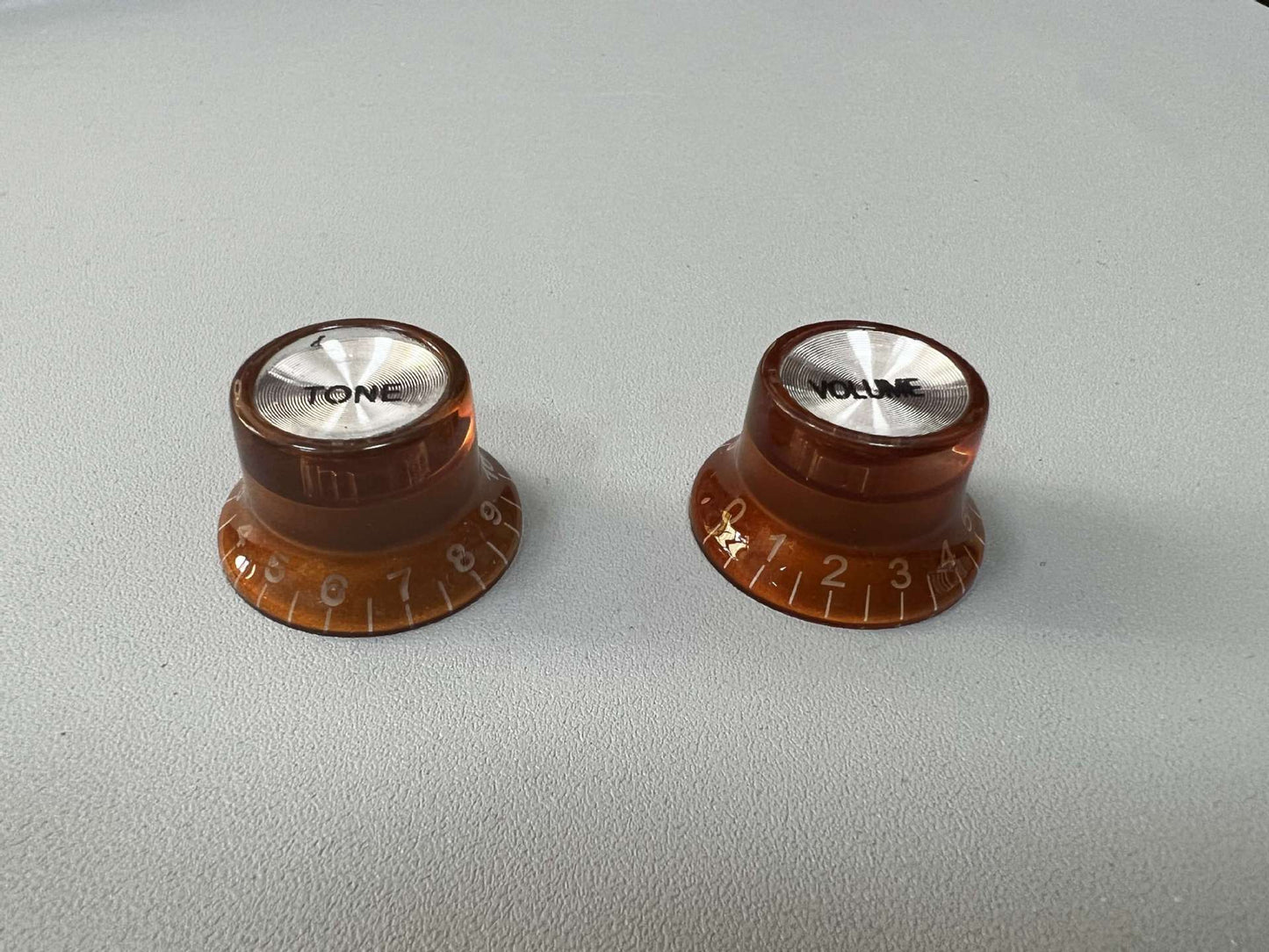 Vintage Les Paul Electric Guitar Aluminum Knob