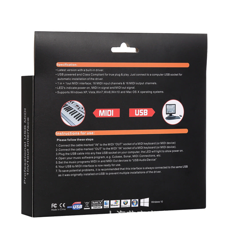 Electronic Keyboard USB Conversion Cable