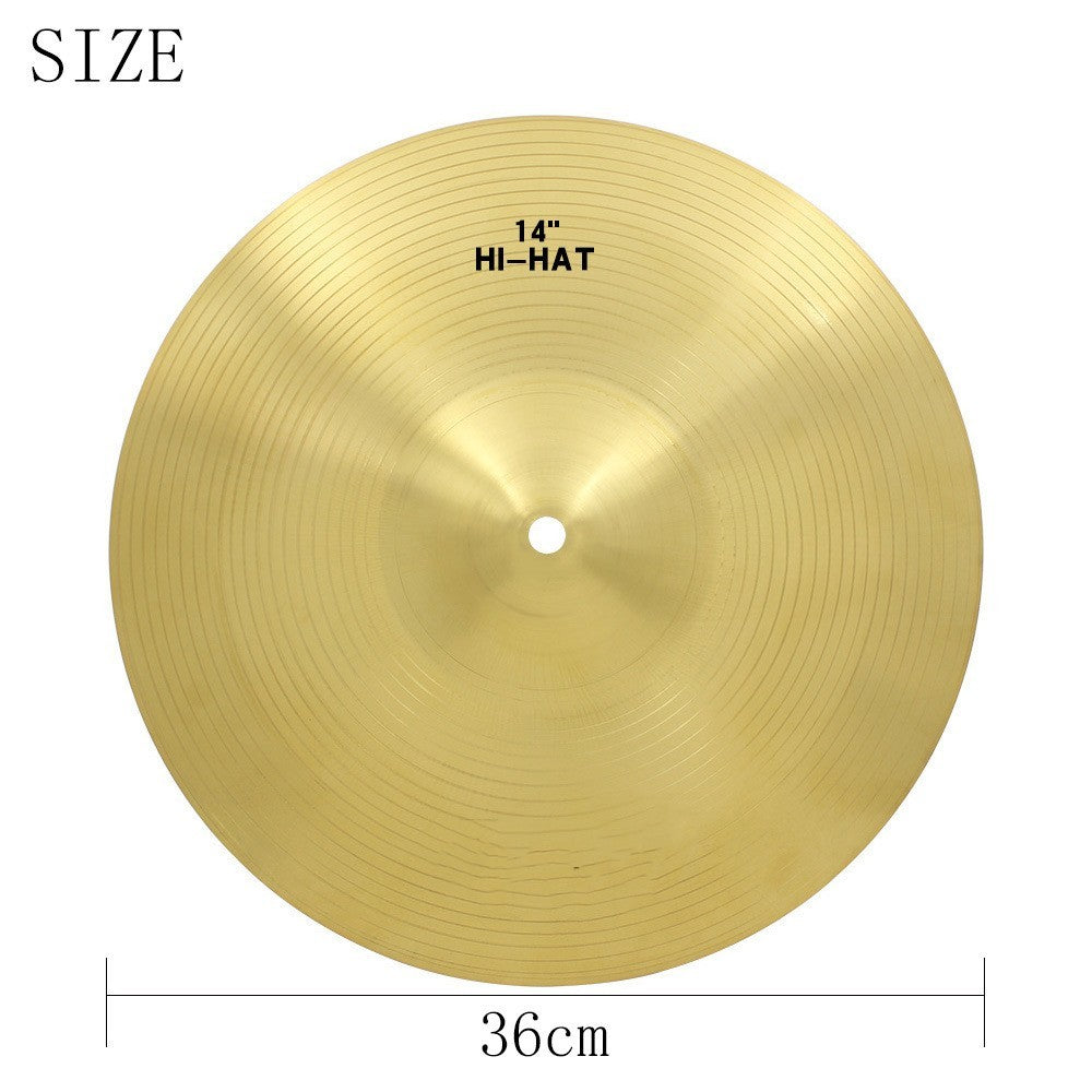 Cymbals - sizes 8-inch 10-inch 12-inch 14-inch 16-inch 18-inch 20-inch