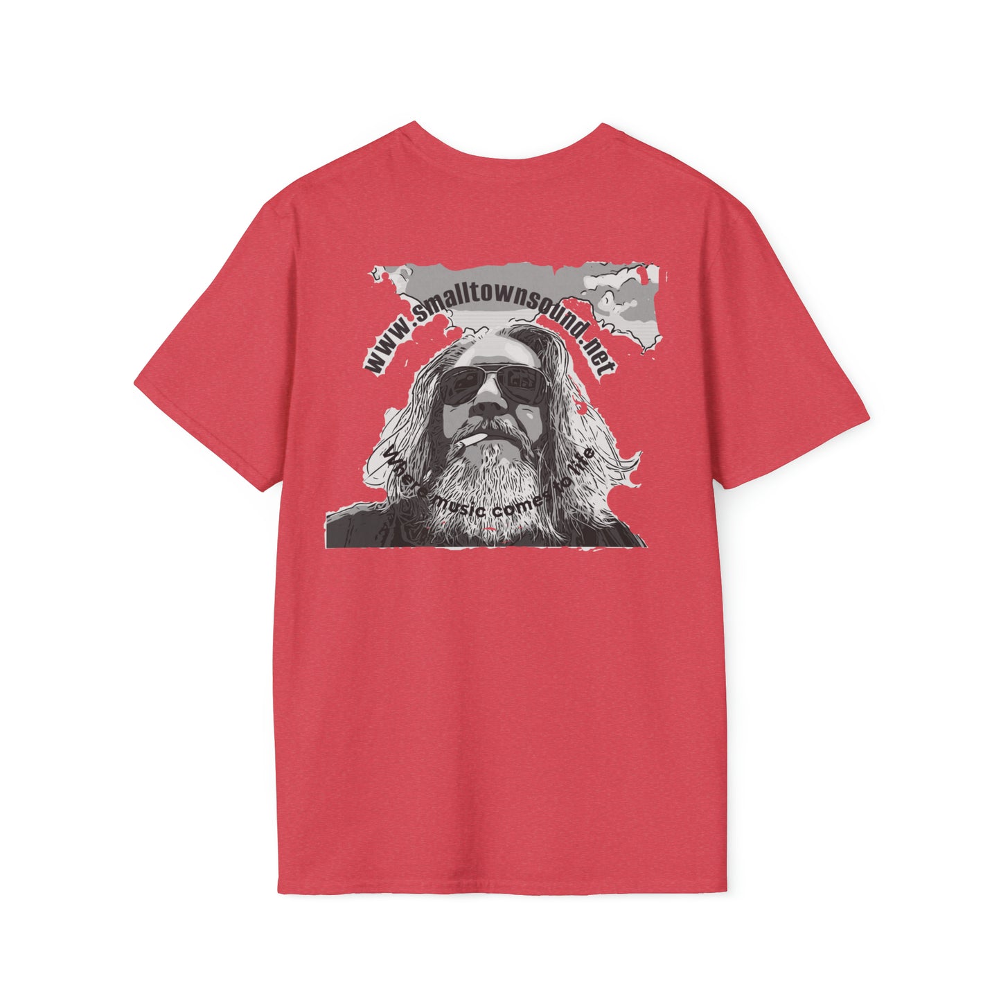 The Old Hippy, T-Shirt Small Town Sound with *BC* on the T,- Tee Shirt