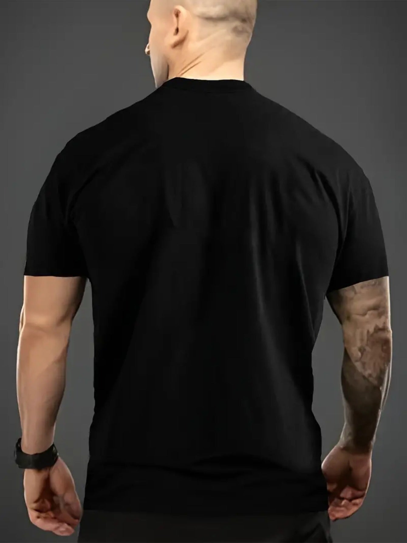 Guitar Pick, Printed Fashion T-shirt, Street Short Sleeved T-shirt, Comfortable Fit Round Neck T-shirt