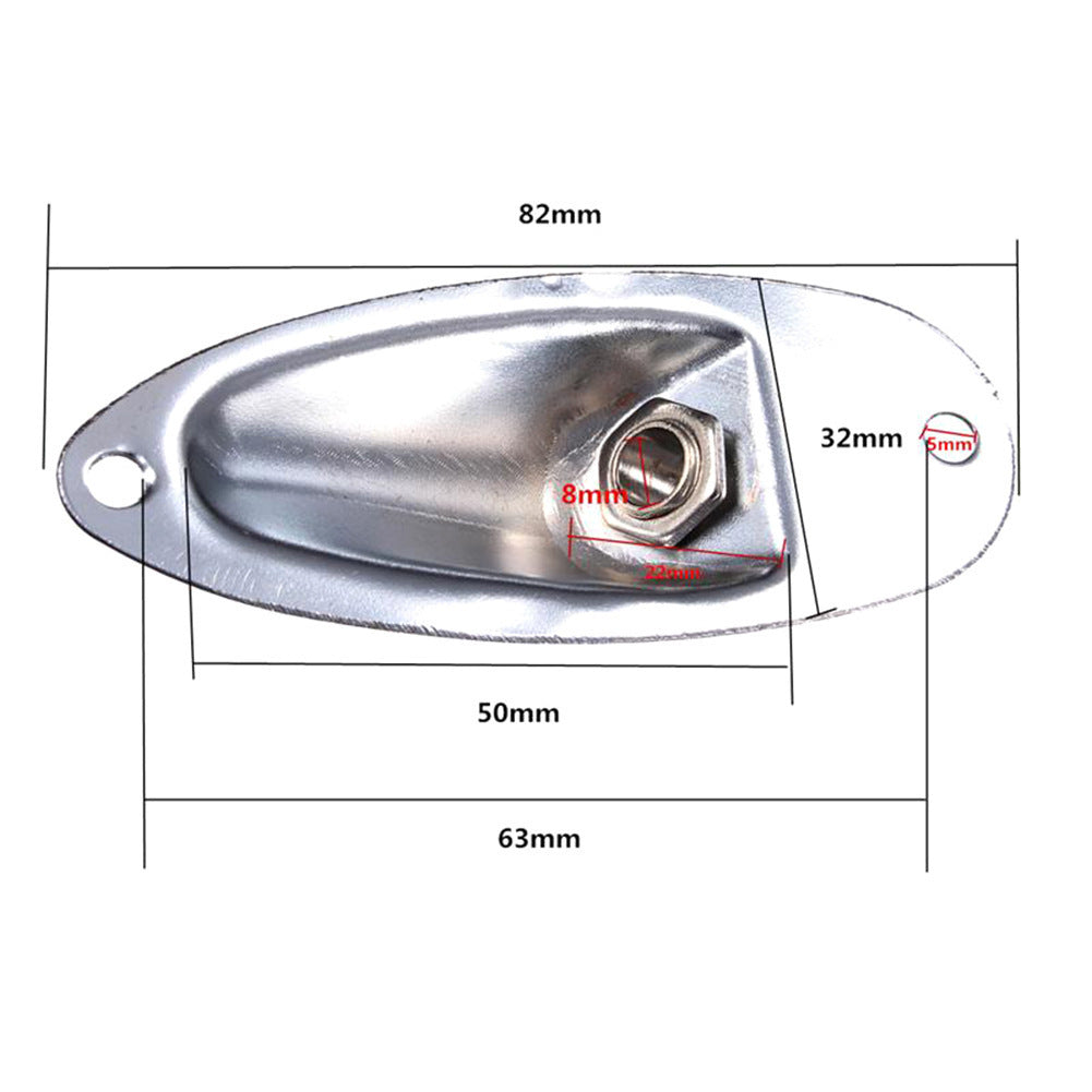 Boat Shaped Output Socket Suitable For Electric Guitar