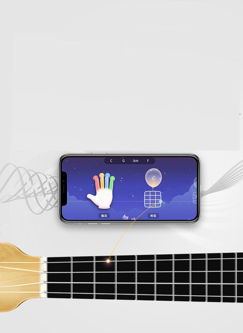 Smart Ukulele - Spruce with Smart APP Gift Package