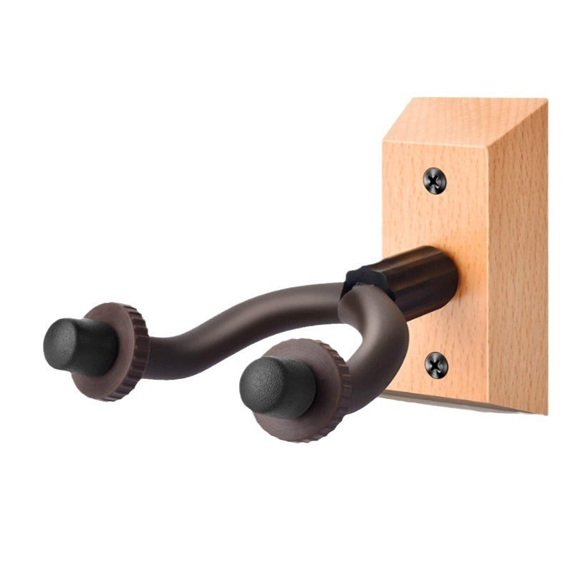 Classical Electric Guitar Wall Hanging Organizing System -Solid Wood Base Hook