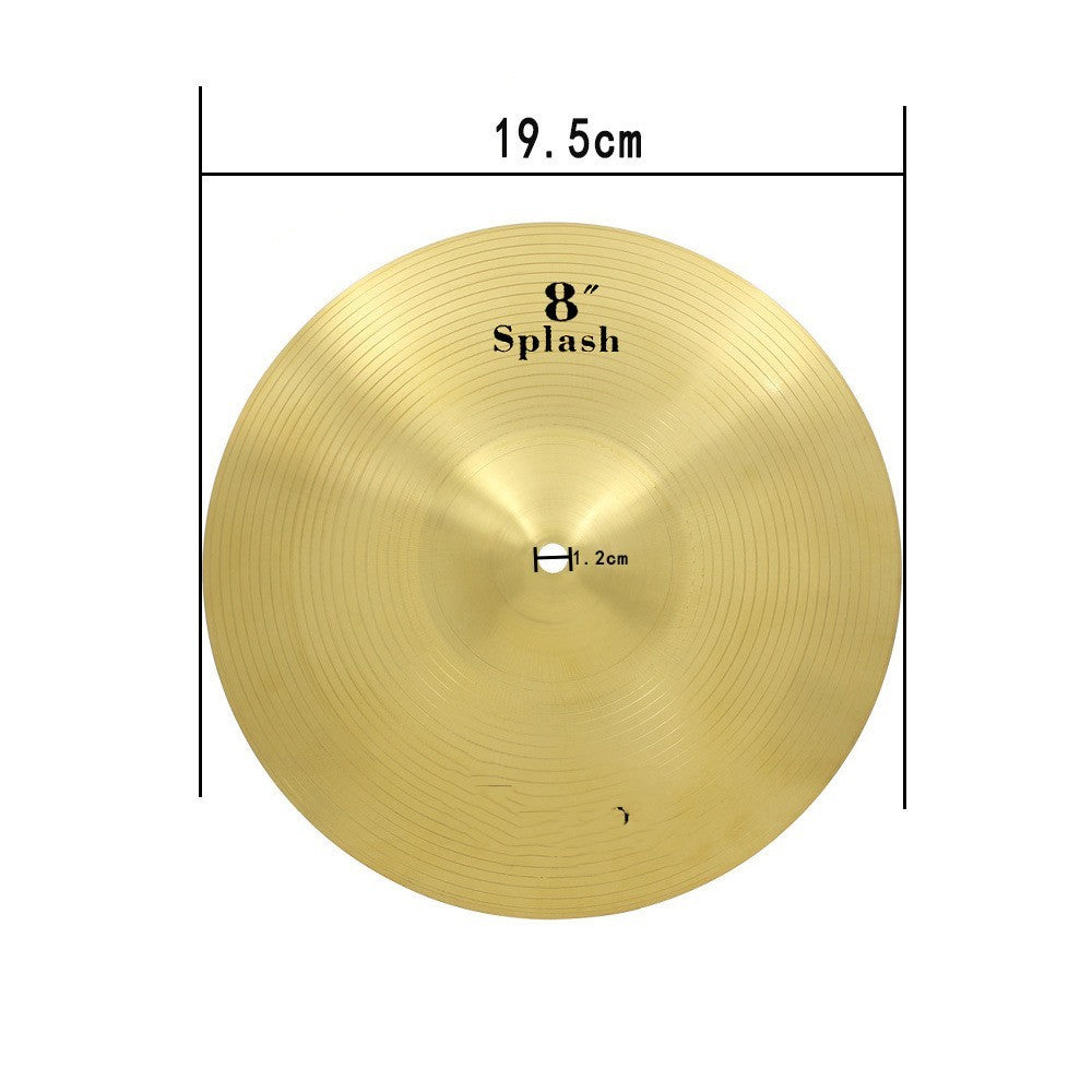 Cymbals - sizes 8-inch 10-inch 12-inch 14-inch 16-inch 18-inch 20-inch