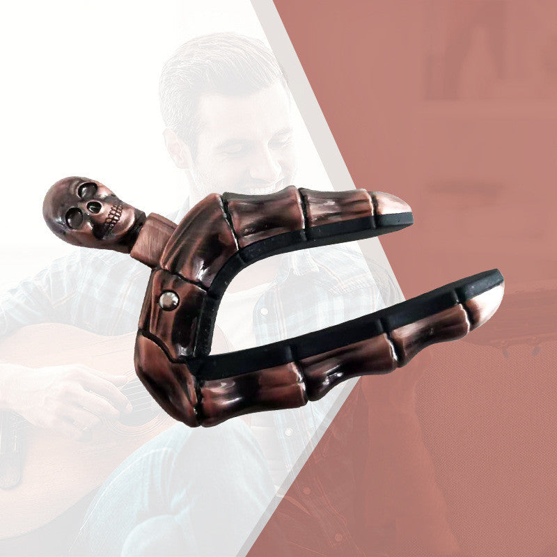 Guitar Capo with Stylish And Cool Skull Head Ghost Finger bones