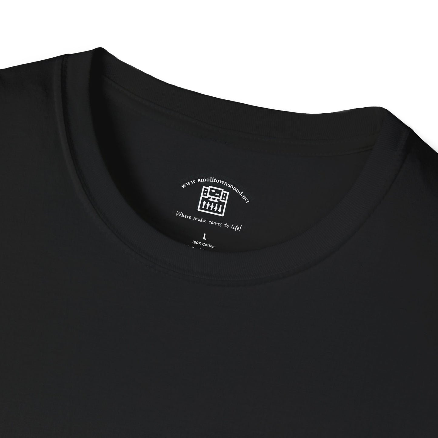The Old Hippy, T-Shirt Small Town Sound with *BC* on the T,- Tee Shirt