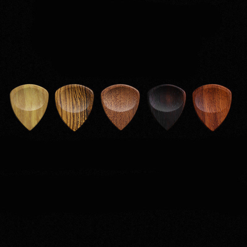 Solid Wood Acoustic Guitar Plectrum Set