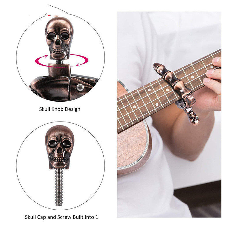 Guitar Capo with Stylish And Cool Skull Head Ghost Finger bones