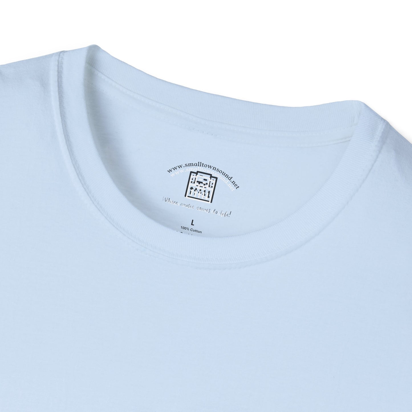The Old Hippy, T-Shirt Small Town Sound with *BC* on the T,- Tee Shirt