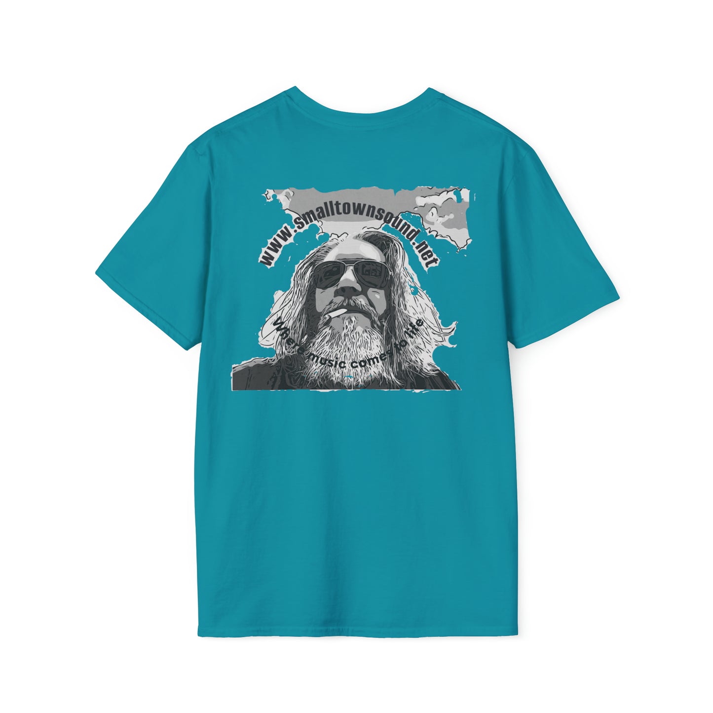 The Old Hippy, T-Shirt Small Town Sound with *BC* on the T,- Tee Shirt