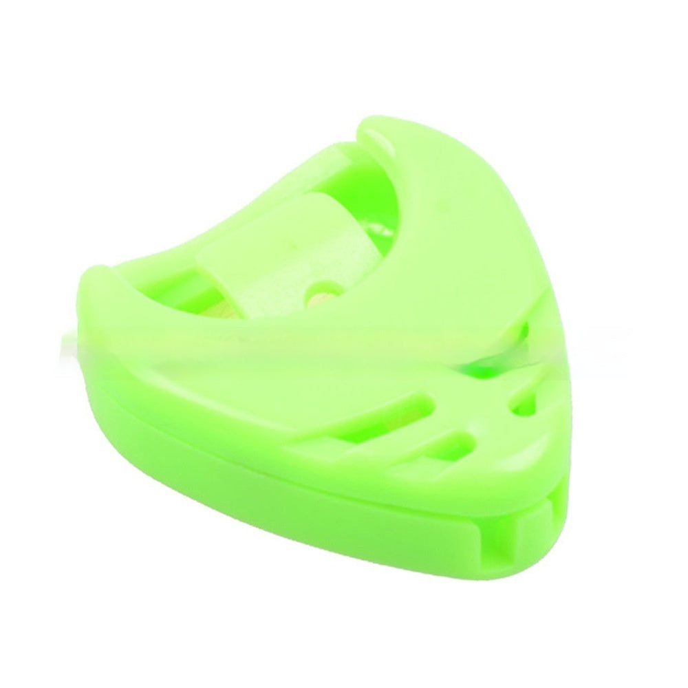 Triangle Guitar Pick or Plectrum Holder Colored Plastic Large Triangle