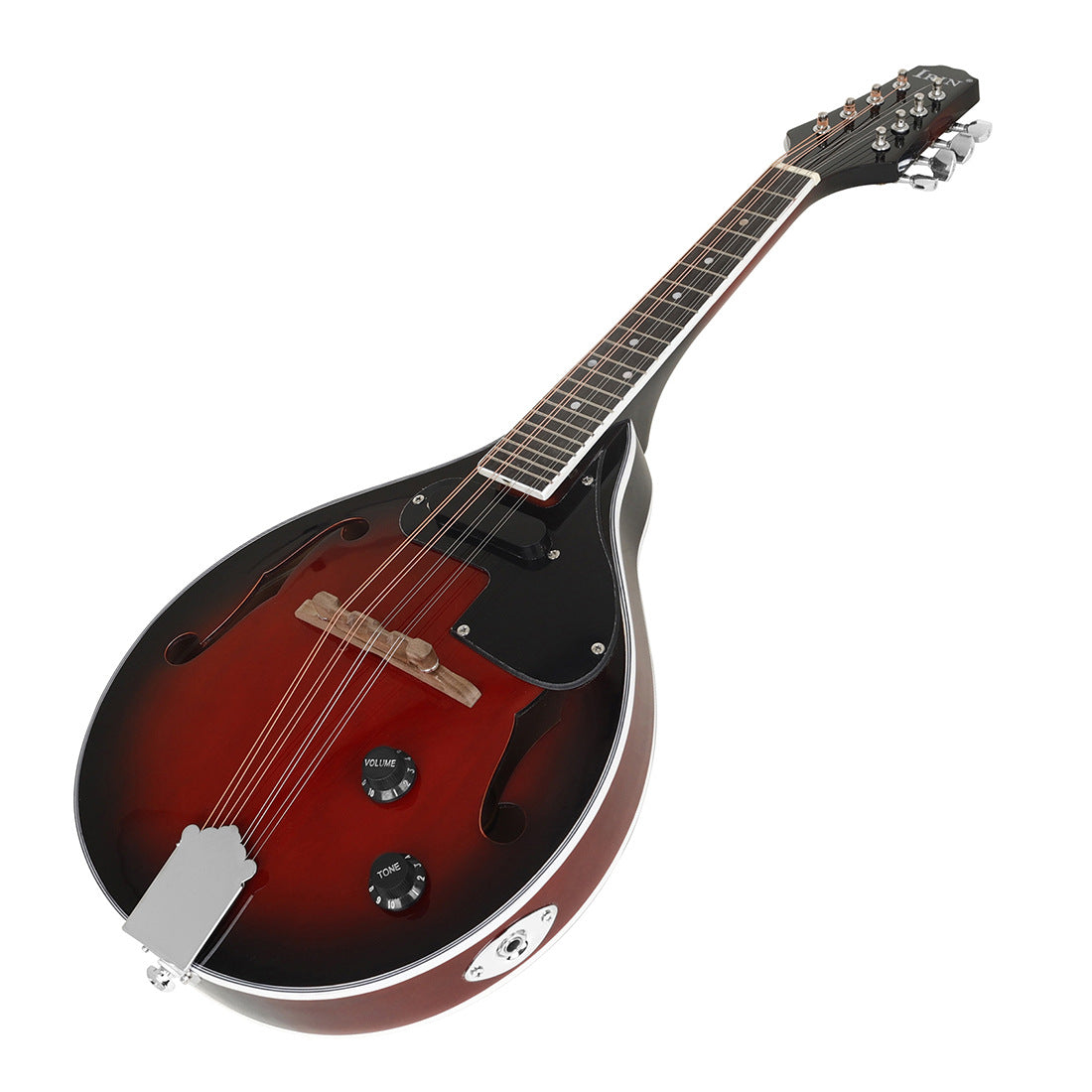 Rich Deep Red with Black Edge, Irin, Electric Mandolin