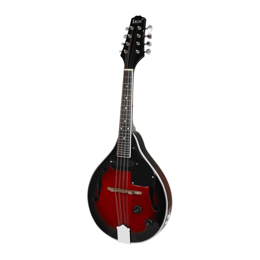 Rich Deep Red with Black Edge, Irin, Electric Mandolin