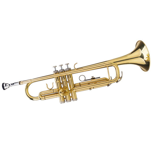B-flat Tone Adjustable Trumpet Gold Finish