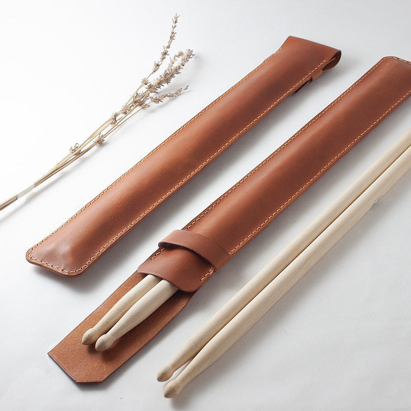 Drum Stick Bag Genuine Leather multiple color Choices