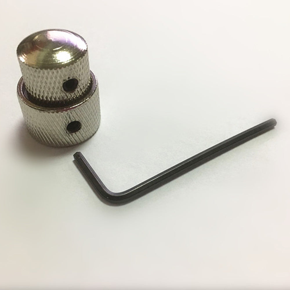 Electric Bass Guitar Double Metal Volume and Tone Knob Double Layer Pot Control