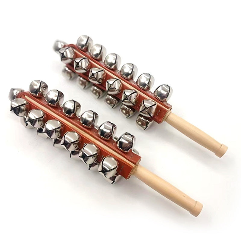 Early Education Hand bells Wooden Handle
