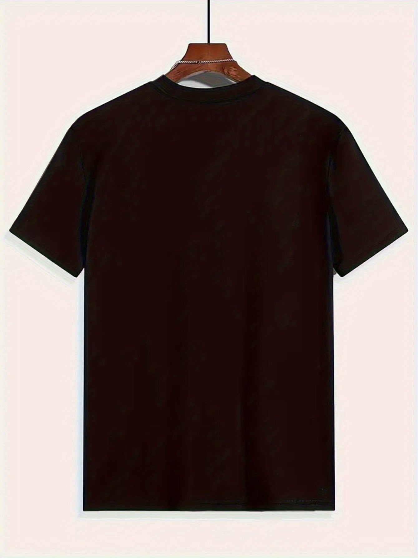 Guitar Pick, Printed Fashion T-shirt, Street Short Sleeved T-shirt, Comfortable Fit Round Neck T-shirt