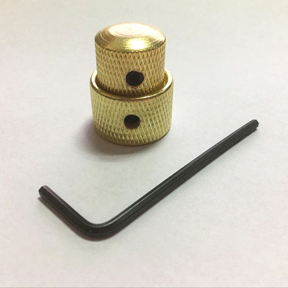 Electric Bass Guitar Double Metal Volume and Tone Knob Double Layer Pot Control