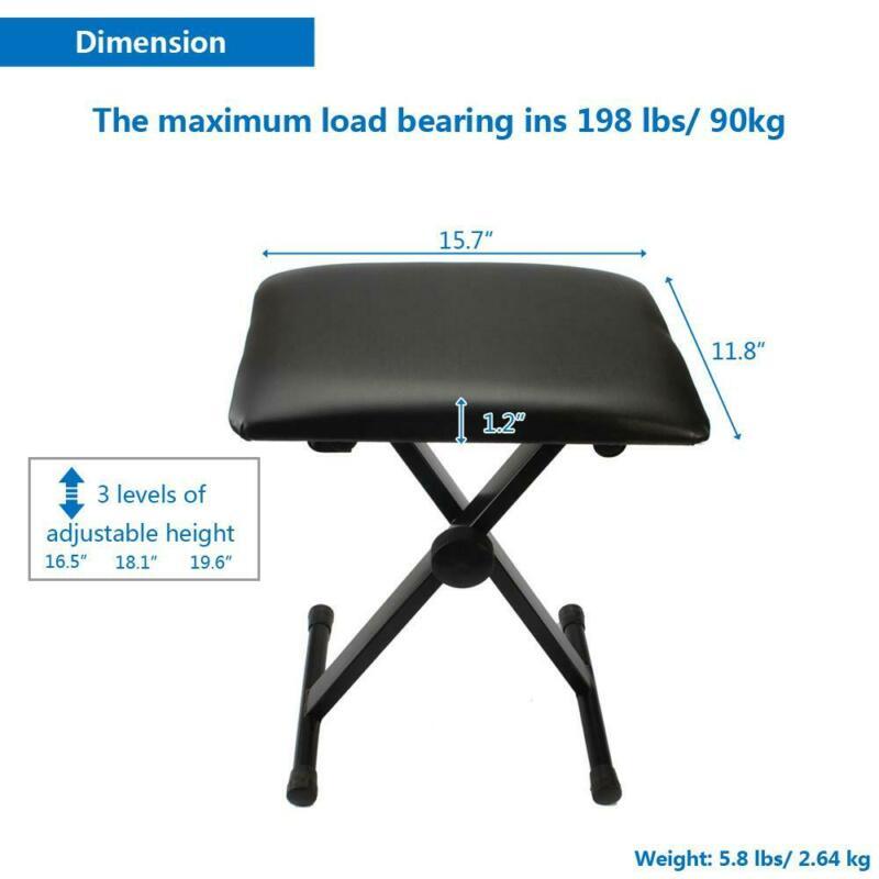 Folding Guitar and Adjustable Bench