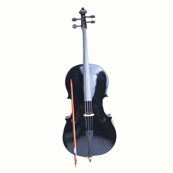 Basswood Cello, Black - The Wednesday Adams Package -