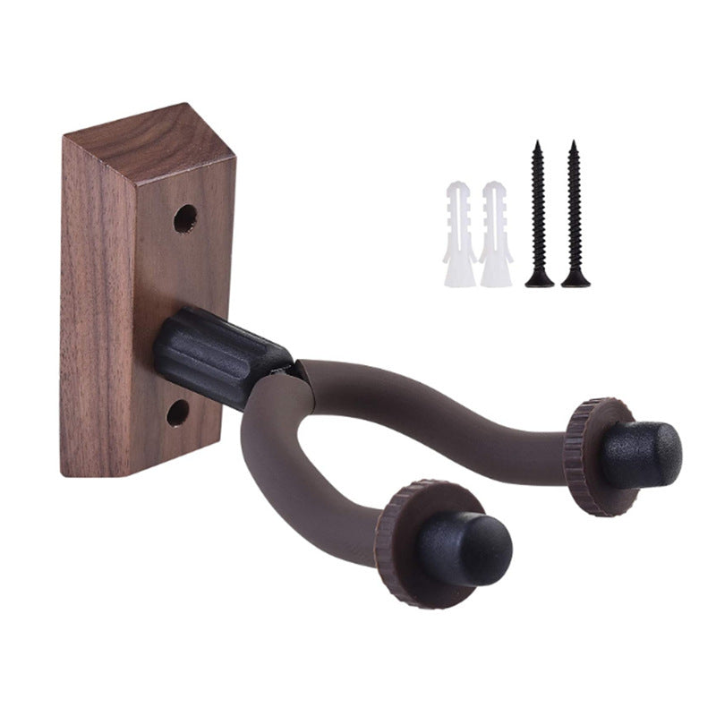 Classical Electric Guitar Wall Hanging Organizing System -Solid Wood Base Hook