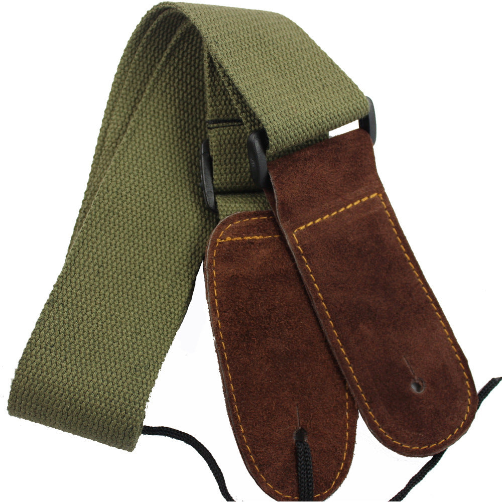 Cotton Guitar Universal Strap Cowhide Head