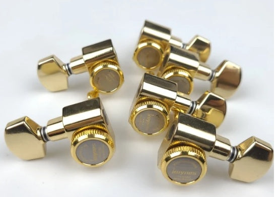 Locking String Machine Heads for Acoustic Guitar