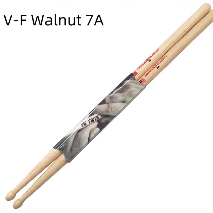 Drum Kit Drumstick Walnut 5A 7A Children Drumstick V F Walnut 7A